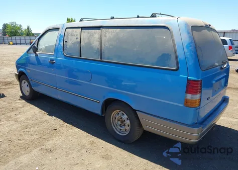 1993 Ford Aerostar from USA, damaged, VIN 1FMDA41X2PZC80118
